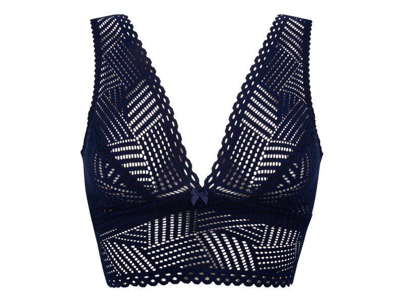 Bralette Antigel Tressage Graphic blu