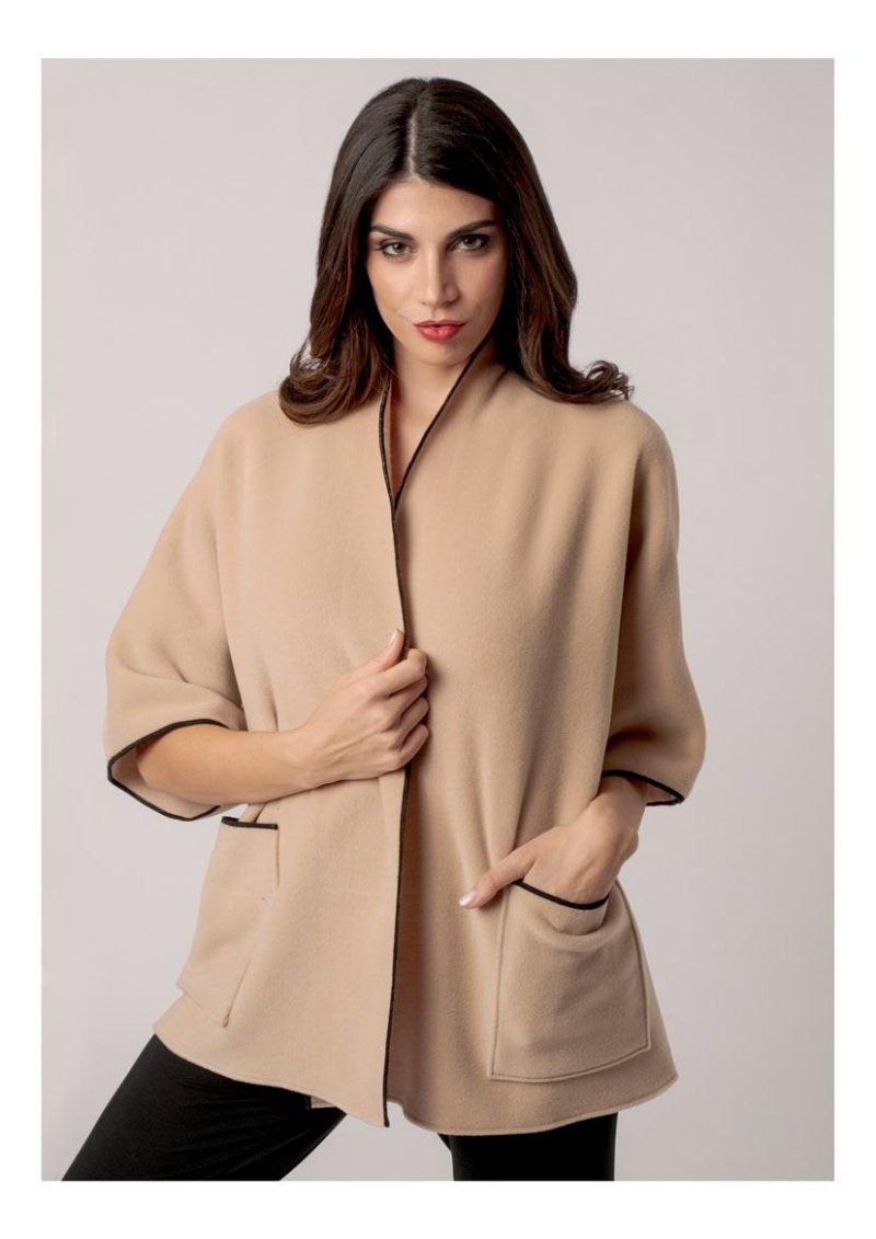 Mantella Abbiati pile tasche
