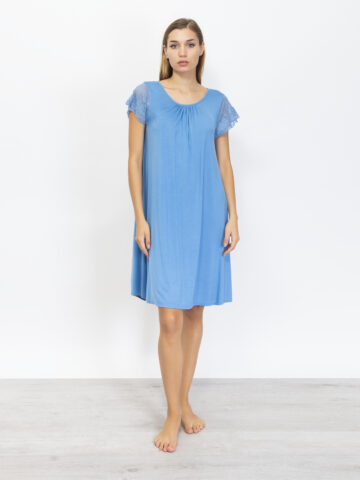 Camicia cotone pizzo Verdissima