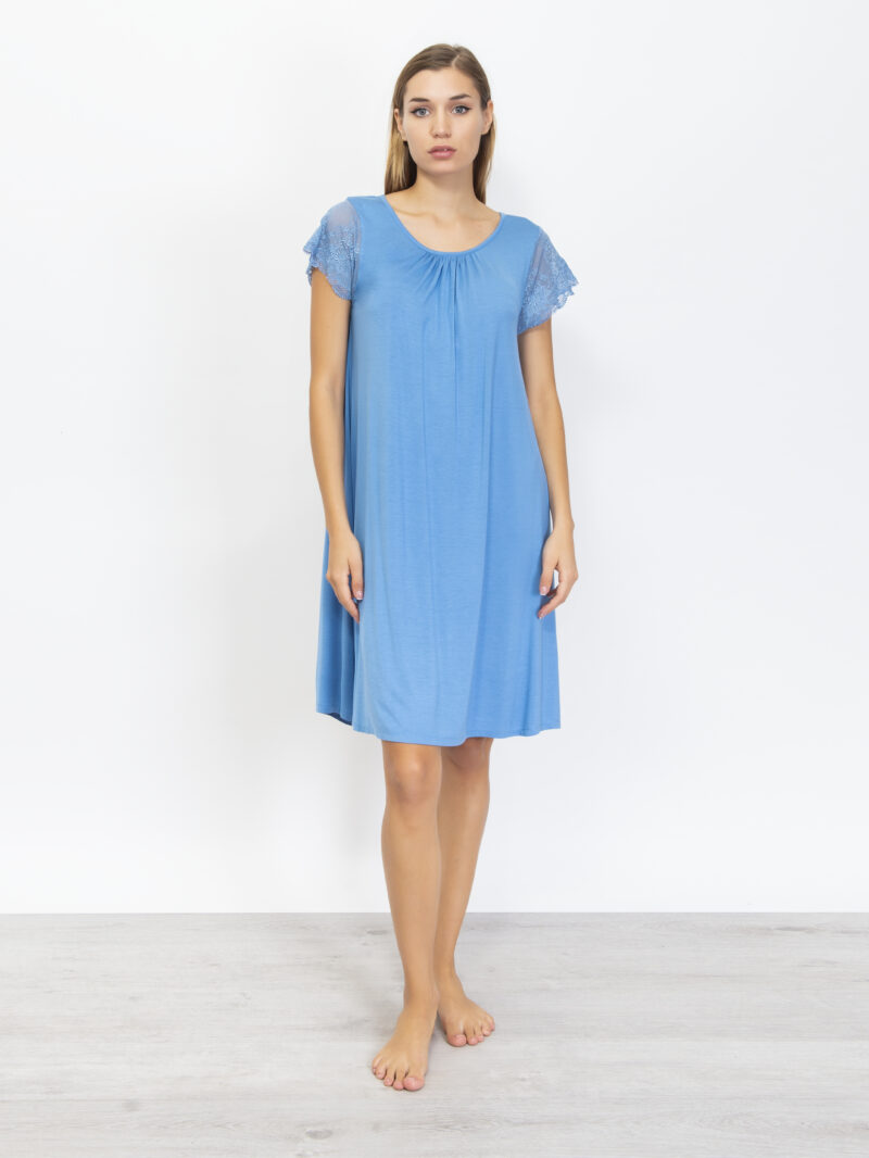 Camicia cotone pizzo Verdissima