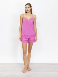 Pigiama fuxia pizzo Verdissima