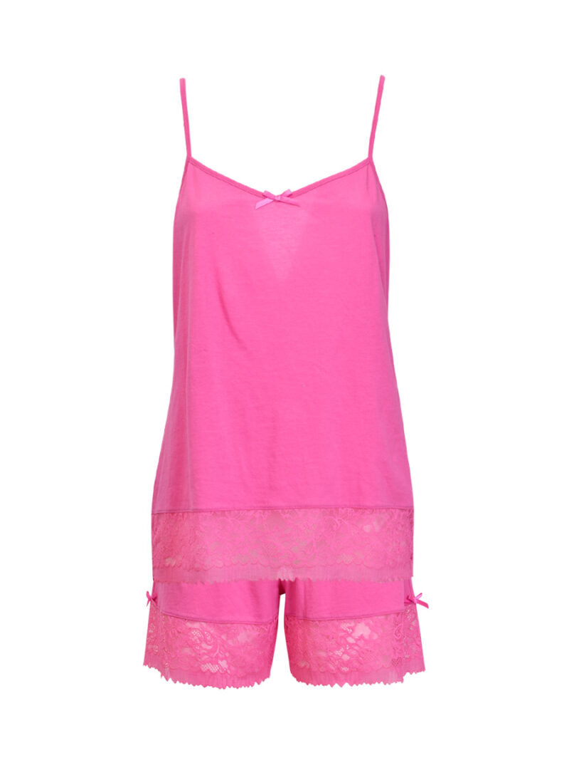 Pigiama fuxia pizzo Verdissima