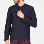 intimo-ortopedia-abbiati-Pigiama-in-fantasia-scozzese-da-uomo-JAL791-0