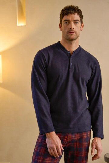 intimo-ortopedia-abbiati-Pigiama-in-fantasia-scozzese-da-uomo-JAL791-2