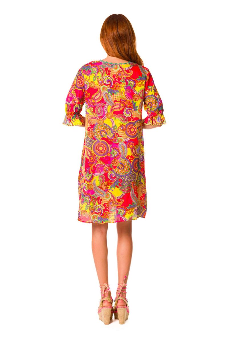 intimo-ortopedia-abbiati-Caftano-corto-in-fantasia-colorata-Laetitia-Beachwear-NL132-21-2