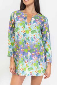 intimo-ortopedia-abbiati-Caftano-corto-in-fantasia-tropicale-Verdissima-K0CL70-1
