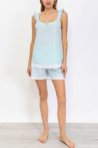 intimo-ortopedia-abbiati-Pigiama-corto-tiffany-a-righe-Verdiissima-A0SL12-0